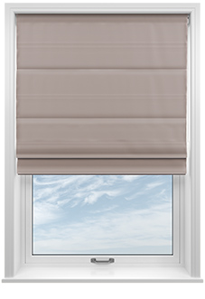 Twilight Lustre, Zinc - Roman Blind